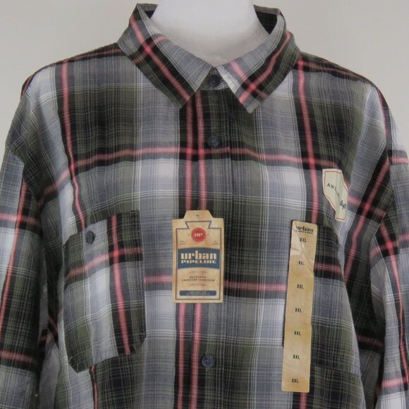 NWT Urban Pipeline Women's Adjustable-Long-Sleeve Soft Shirt Size XXL (C1851) - Picture 1 of 10